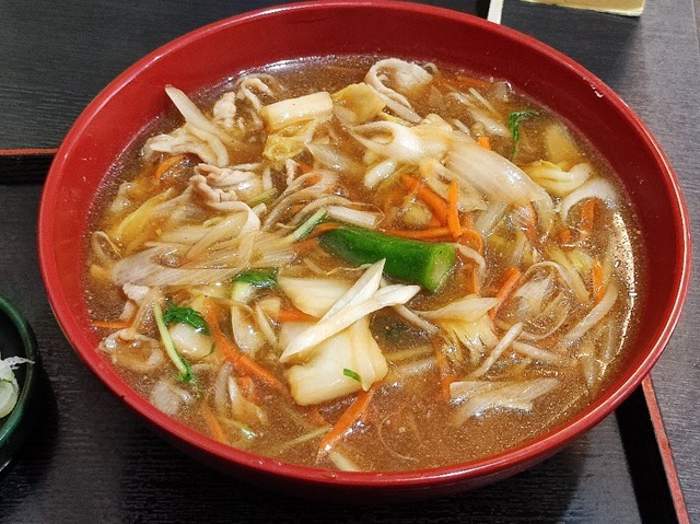 肉野菜あんかけ中華