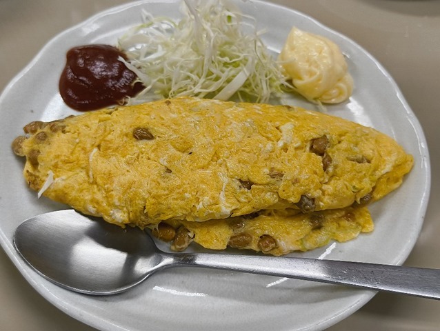 納豆オムレツ