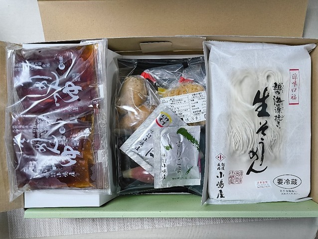 越の海藻挽き 生そうめん
