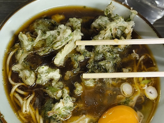 春菊天を汁に浸すのだ