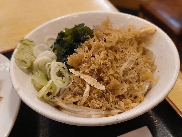 冷やしたぬきそば