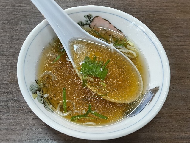 スープが出てくる
