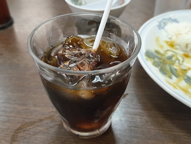 食後のアイスコーヒー