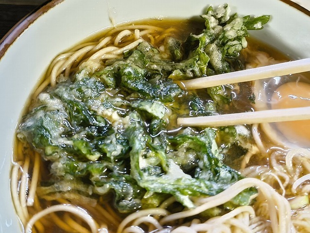 春菊天を汁に浸すのだ