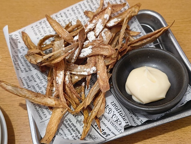 ごぼうの唐揚げ