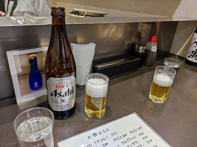 瓶ビール（スーパードライ）