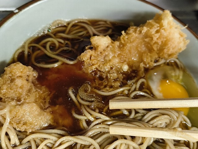 ズブズブとイカ天を汁に沈めるのだよ