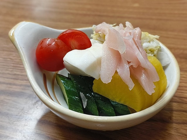 おしんこ盛り合わせ