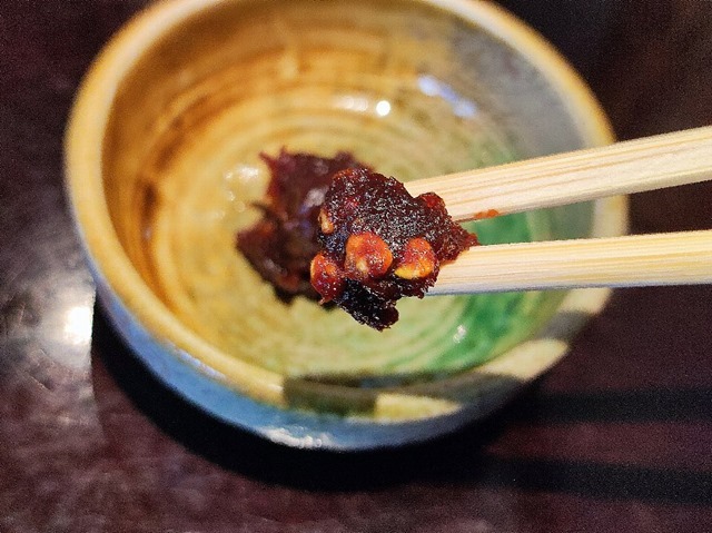 蕎麦味噌がうまい