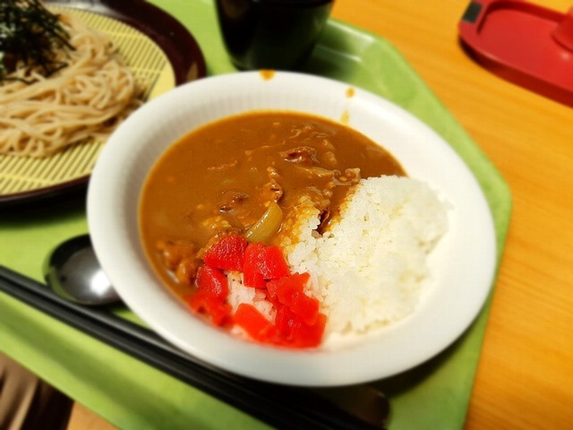 ミニカレー＋ざるそば