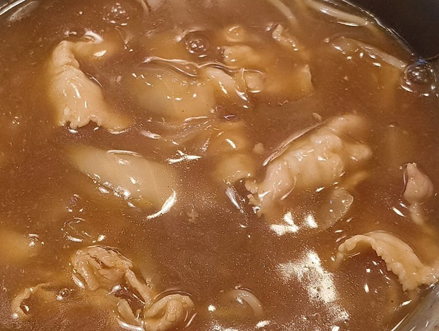豚バラ肉がいっぱいなのだ！