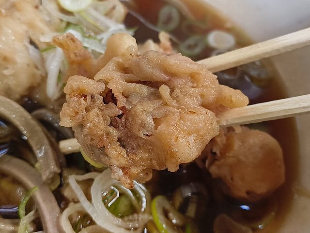 ゲソ天も食べる